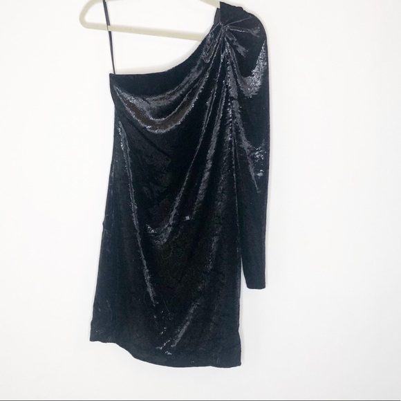 Bcbgmaxazria Bcbg black velvet dress NWT - Picture 6 of 8
